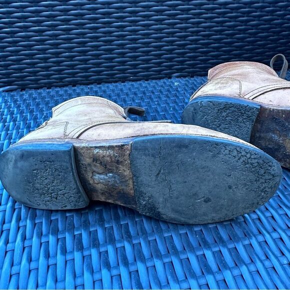 Sutro Clement Brown Leather Boots Size 8D Chukka Distressed Ankle RARE designer - Picture 6 of 7